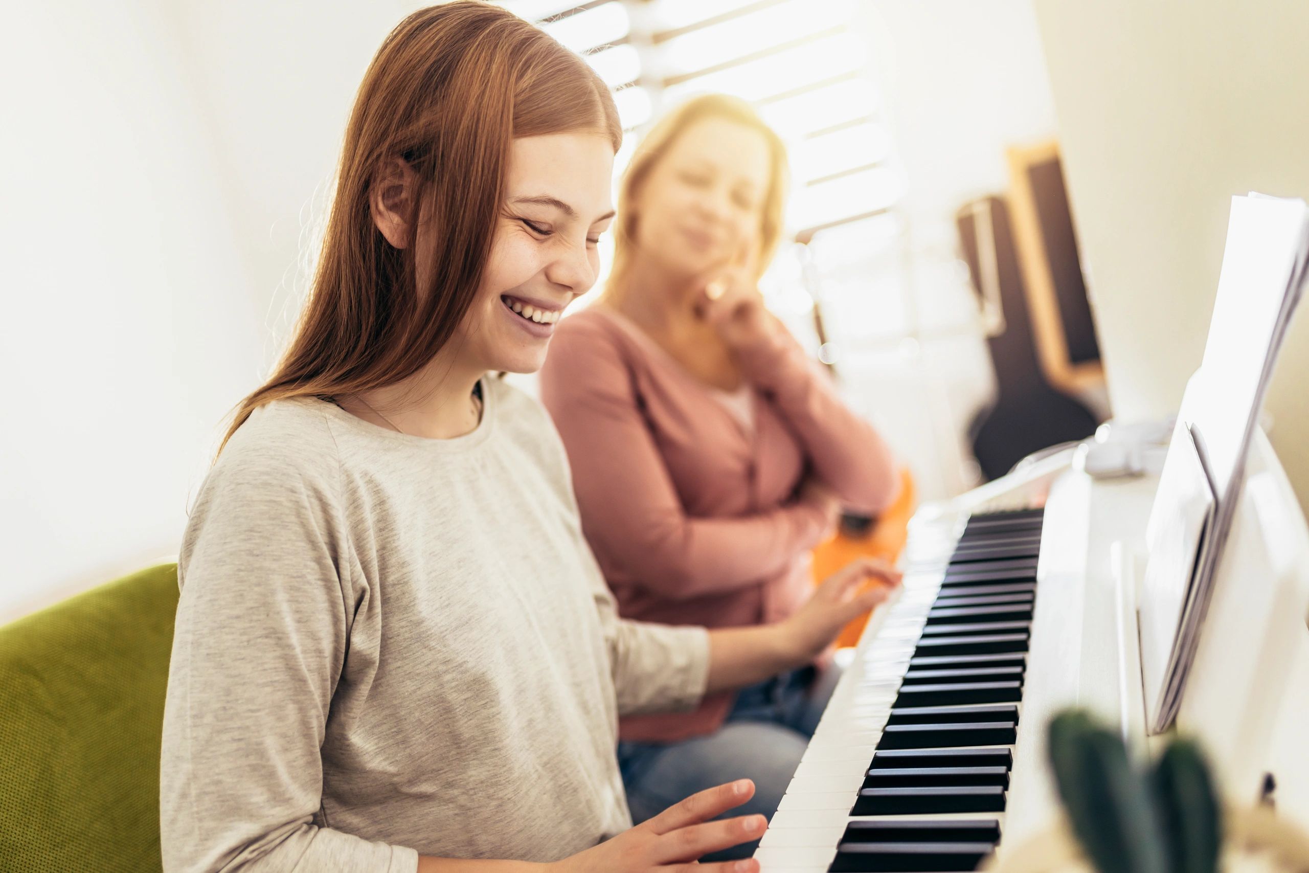 Student enjoying lessons